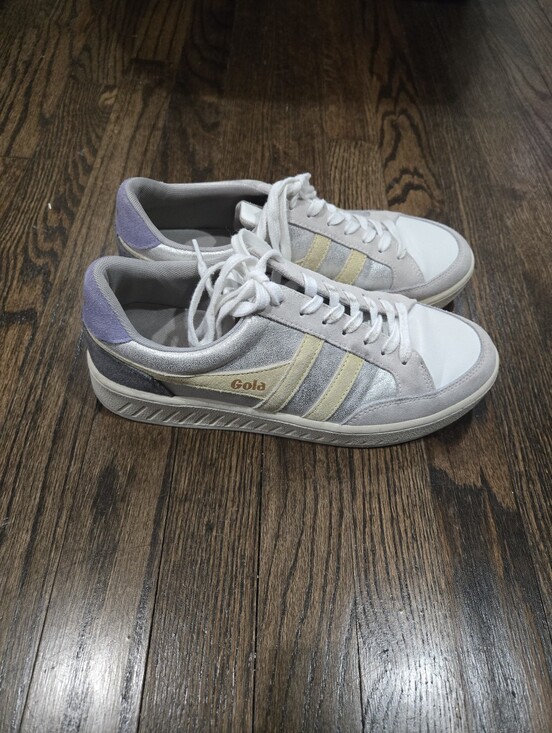 Gola Shoes - GOLA superslam blaze sneakers in silver lemon lavender 9.5 / 40.5